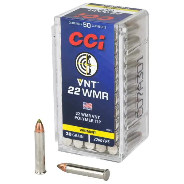 CCI 22WMR 30GR VARMINT TIP 50/2000