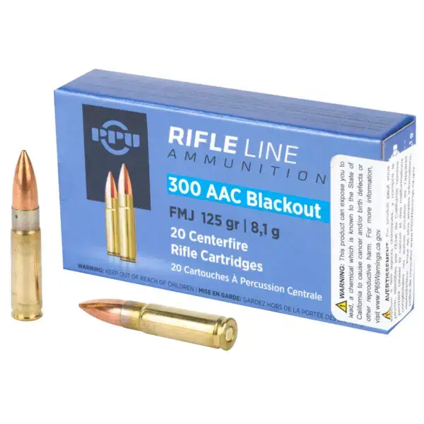 PPU 300BLK FMJ 125GR 20/1000