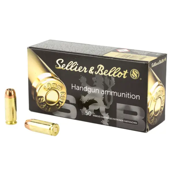 S&B 10MM JHP 180GR 50/1000
